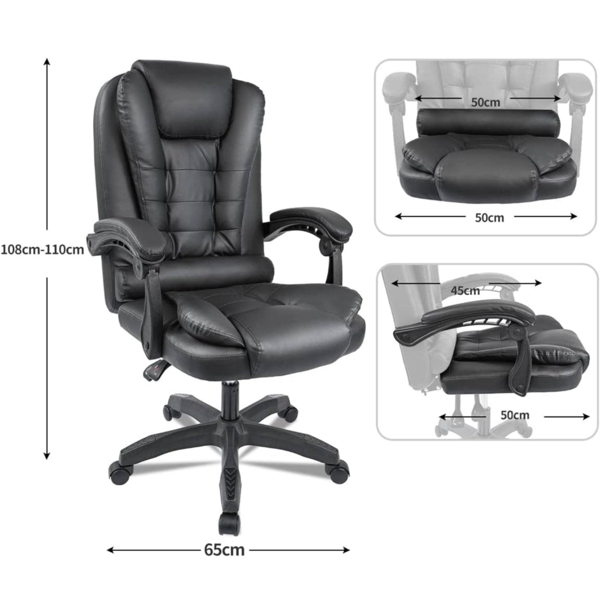 Silla gaming giratoria para escritorio, oficina y juegos online. Silla gaming ergonómica con altura ajustable, fabricada en piel sintética. Silla de carreras para videojuegos y oficina. Ergonómica y con un diseño moderno (S001).