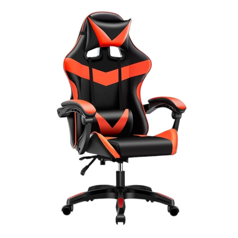 Silla gaming giratoria para escritorio, oficina y juegos en línea. Cómoda silla con altura ajustable para juegos ergonómicos. Cuero sintético. Silla gaming de carreras para videojuegos y oficina. Ergonómica y con un diseño moderno.