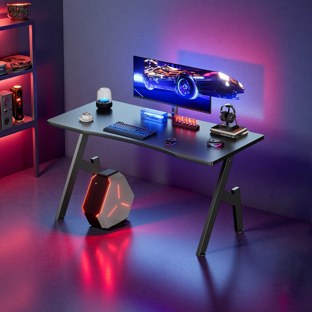 Compact Office Computer Desk, A-Shaped Legs Uniquely Designed Gaming Table, Workstations Suitable for Any Space, Ideal for Remote Workers, Small Computer Desk, Computer Desk Gaming, Home Office Desk, Small Desk, Gaming Desk,