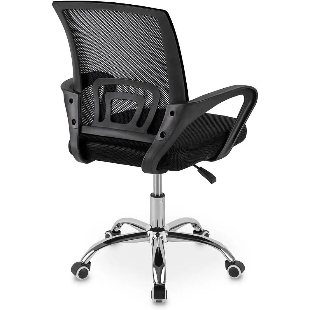 DASCK - Silla de oficina ergonómica con malla transpirable, altura ajustable de 35 a 45 cm y giro de 360 ​​grados para una configuración de trabajo cómoda.