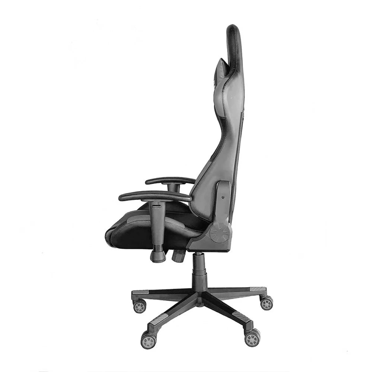 Silla Gaming Ergonómica PRIXTON con Altura Ajustable y Reposabrazos, Reclinable 180º, Construcción Metálica PVC, Incluye Cojines de Soporte Lumbar y Cervical, Ideal para Oficina en Casa o Gaming, Soporta hasta 140 kg