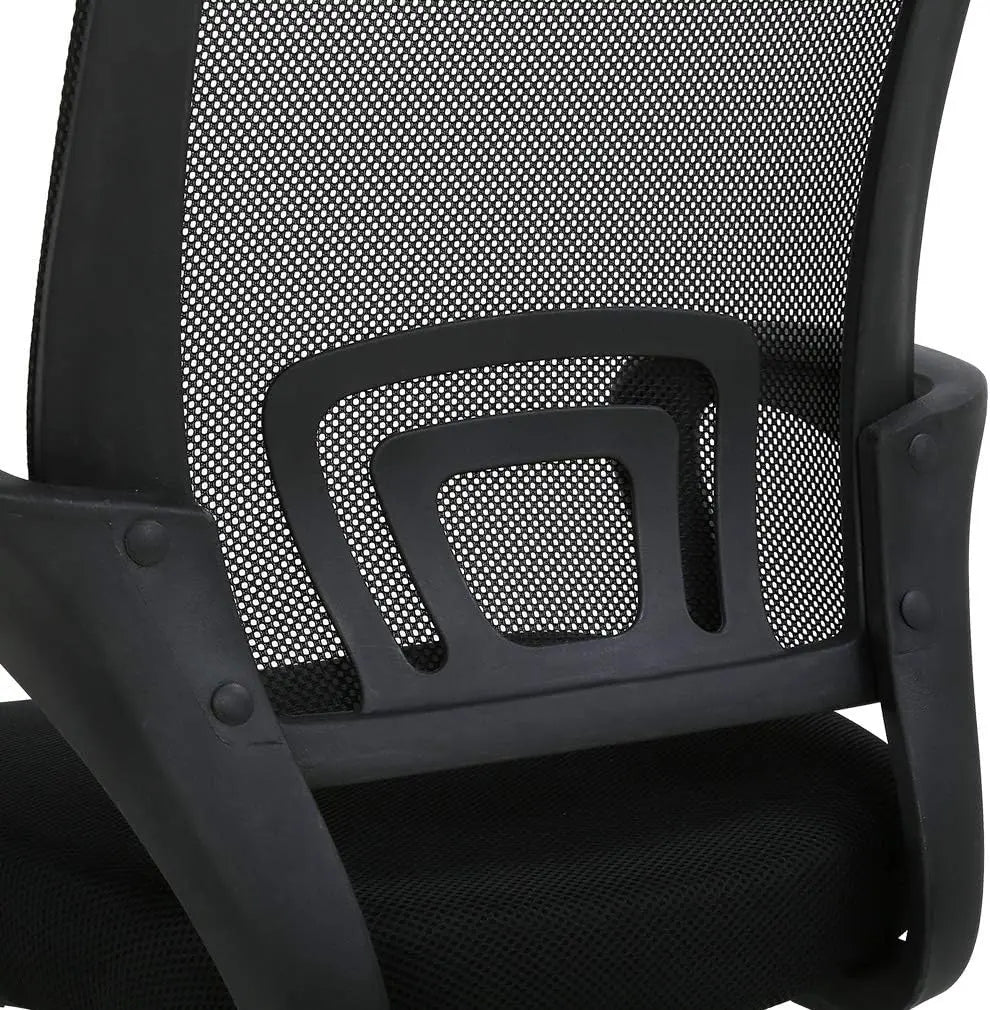 DASCK - Silla de Oficina Ergonómica con Respaldo de Malla Transpirable, Altura Ajustable de 35 a 45 cm, Base de Estrella con Ruedas de 360 ​​Grados para un Movimiento Suave, Ideal para Oficina en Casa o Configuración de Trabajo.