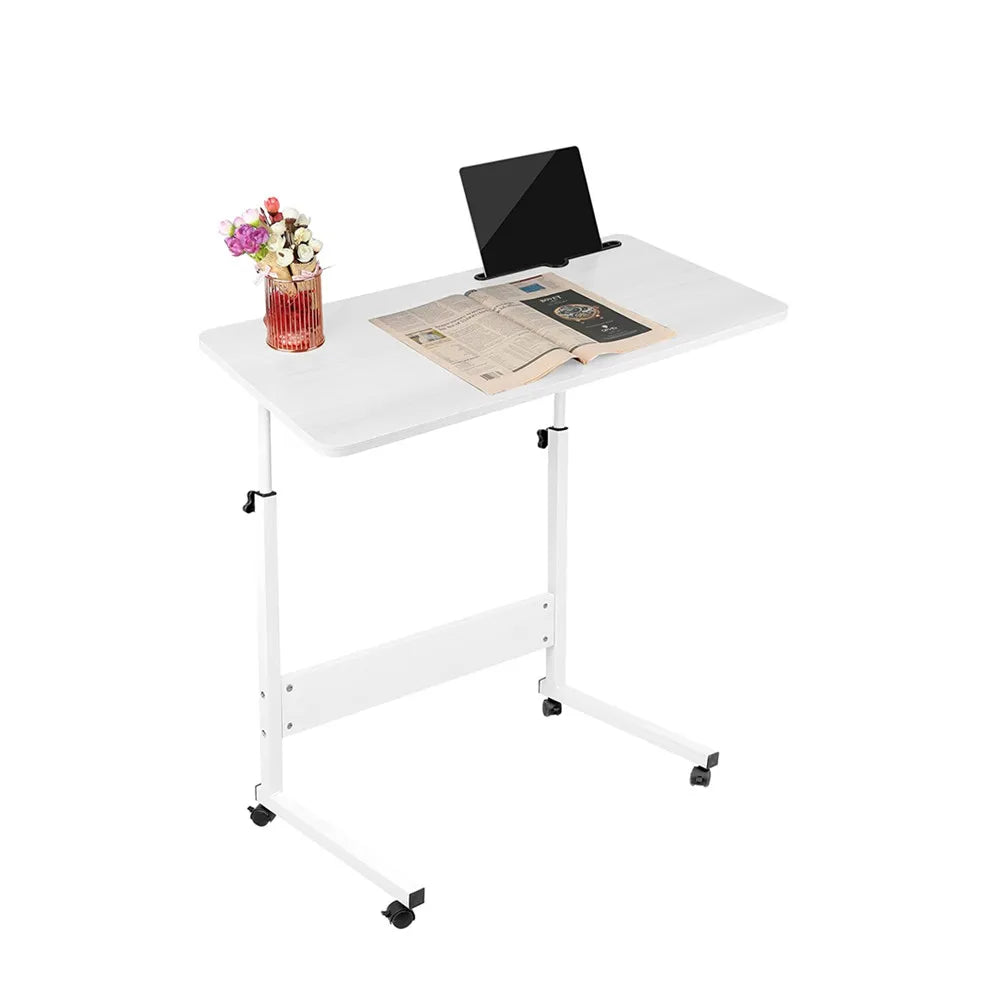 Mesa portátil SMALLRUN con función de escritorio elevable, altura ajustable, panel de partículas de madera, 60 x 40 cm, ideal para trabajar, comer y hacer manualidades, carga máxima 35 kg.