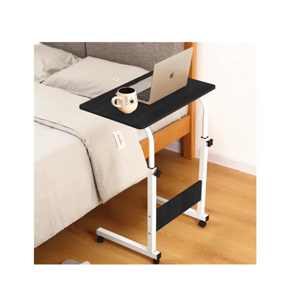 Mesa portátil SMALLRUN con función de escritorio elevable, altura ajustable, panel de partículas de madera, 60 x 40 cm, ideal para trabajar, comer y hacer manualidades, carga máxima 35 kg.