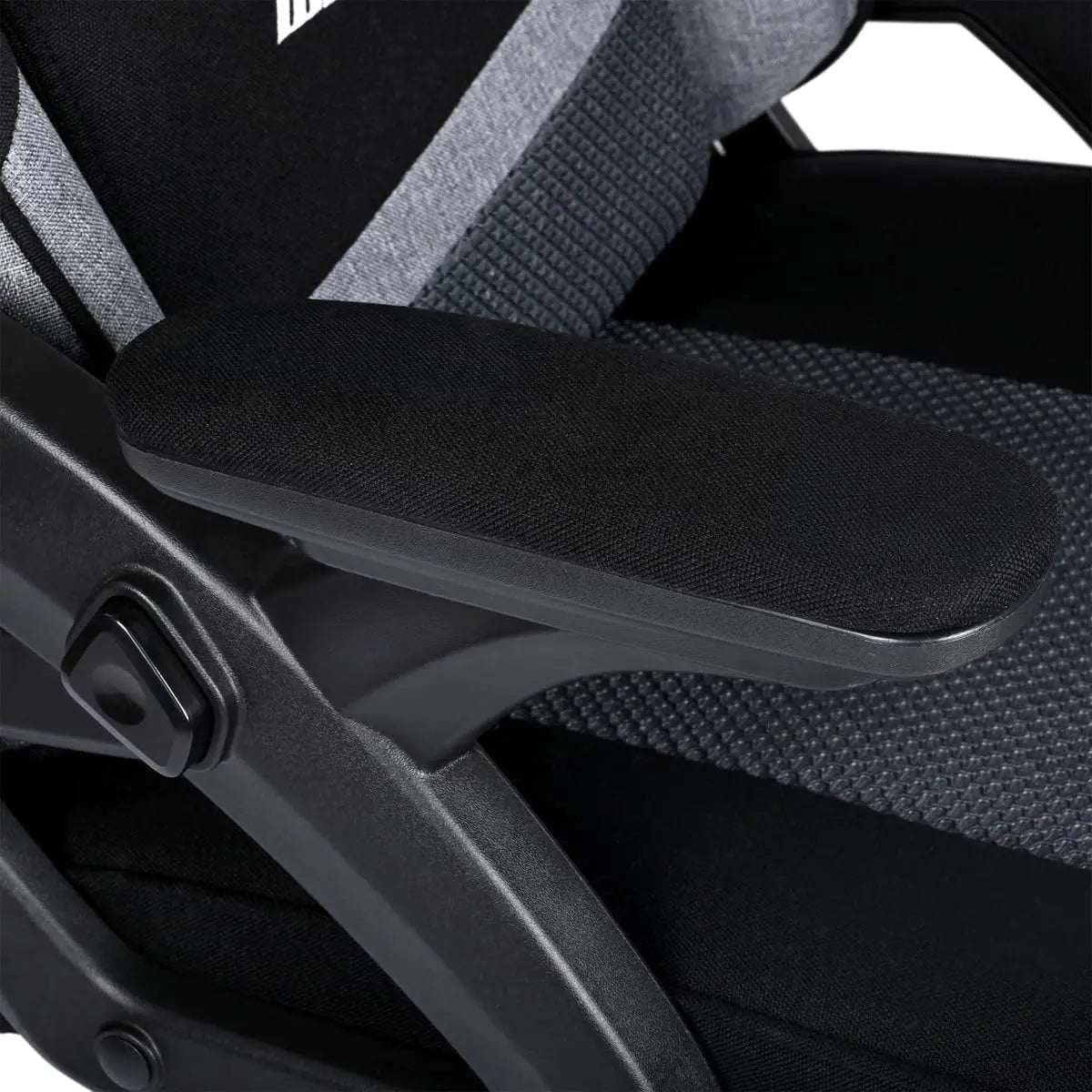 Silla Gaming T-Lovendo Negra-Gris con Altura Ajustable, Ergonómica y Reclinable de Tela