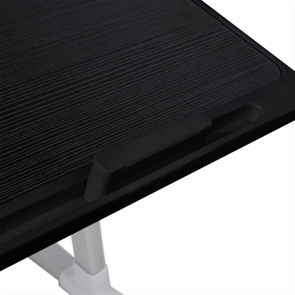 T-lovendo - Mesa de cama para portátil, altura y ángulo ajustables, plegable, para netbook, con ranura para tableta y bolígrafo, para cama, sofá y suelo