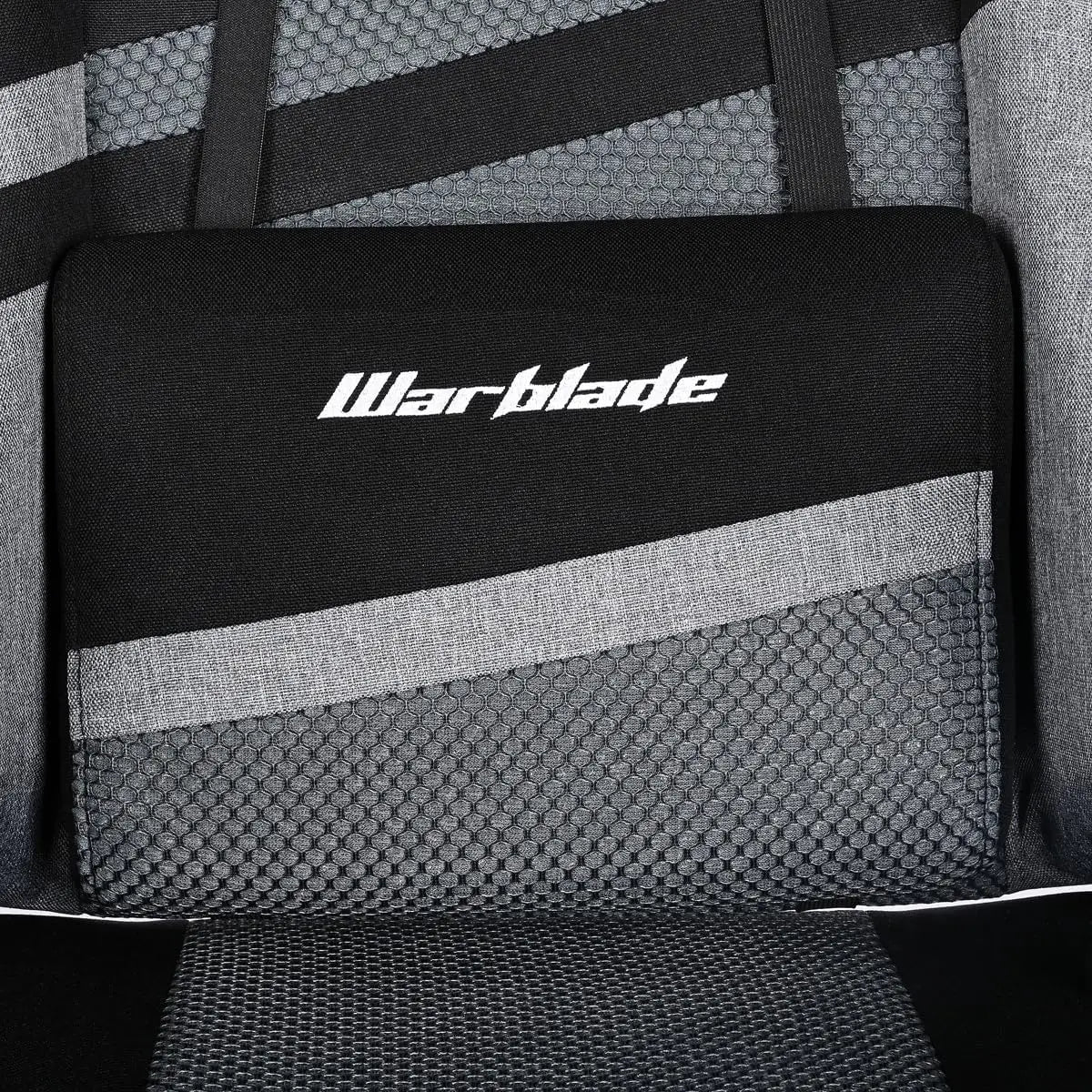 Silla Gaming T-Lovendo Negra-Gris con Altura Ajustable, Ergonómica y Reclinable de Tela