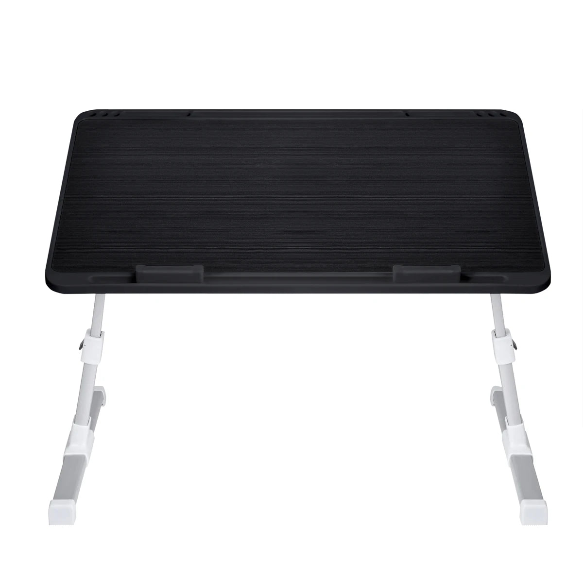 T-lovendo - Mesa de cama para portátil, altura y ángulo ajustables, plegable, para netbook, con ranura para tableta y bolígrafo, para cama, sofá y suelo