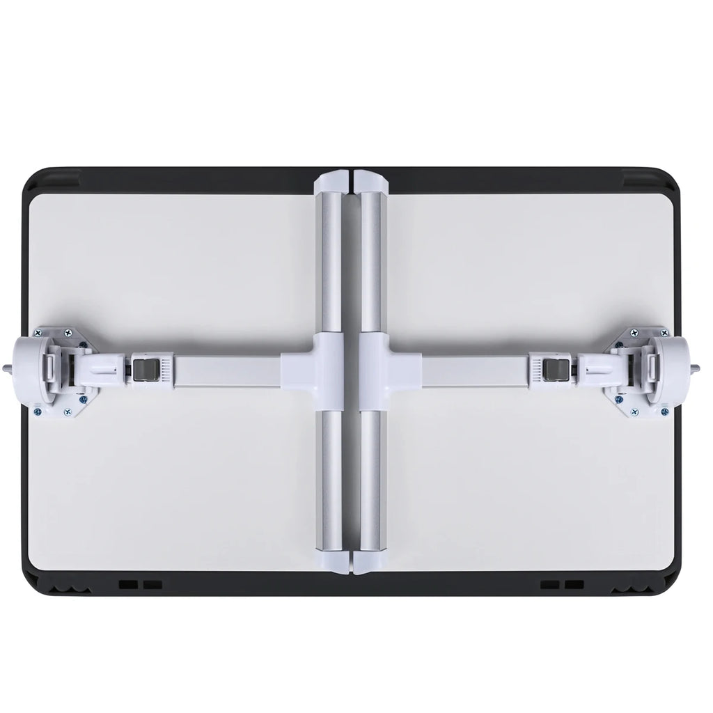 T-lovendo - Mesa de cama para portátil, altura y ángulo ajustables, plegable, para netbook, con ranura para tableta y bolígrafo, para cama, sofá y suelo