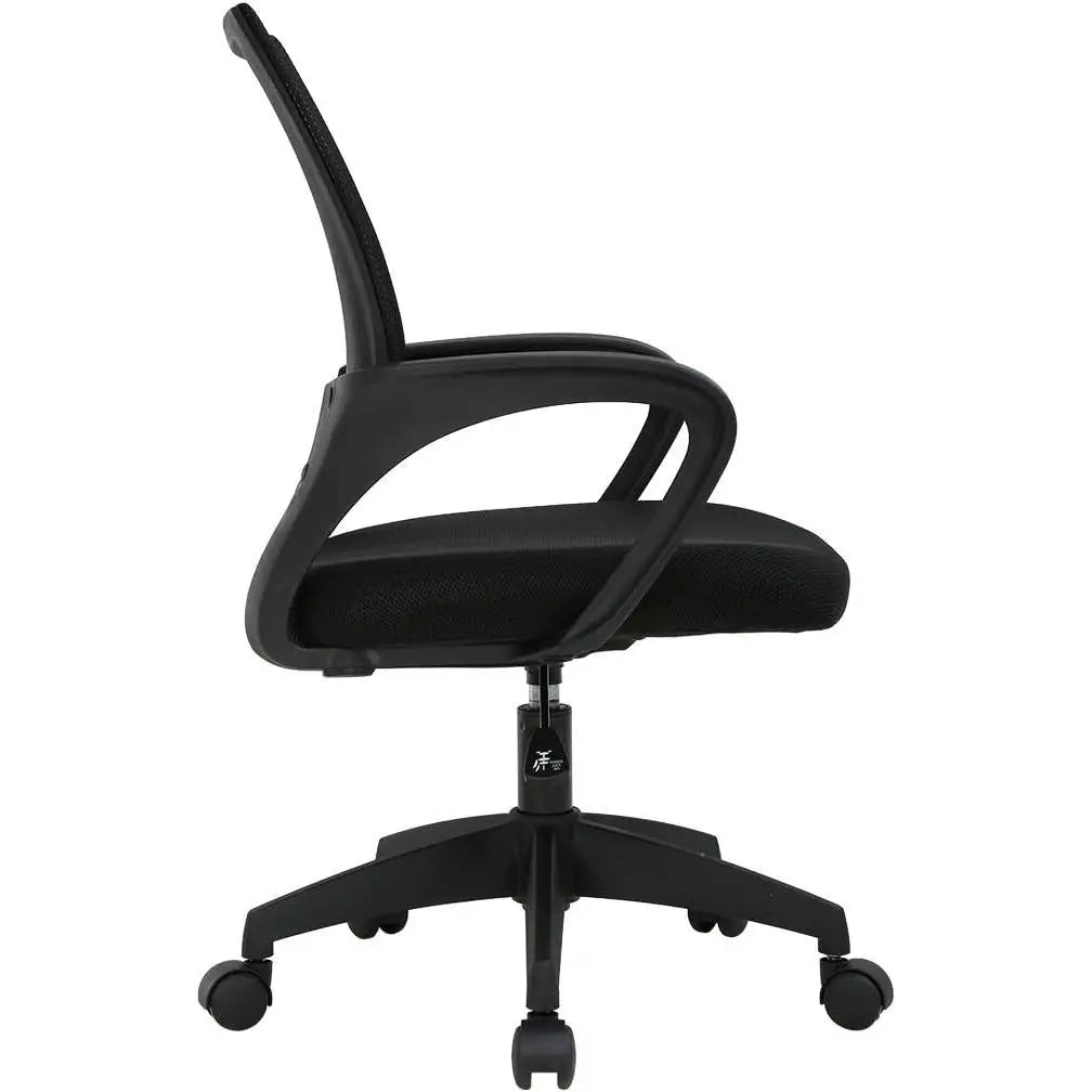 DASCK - Silla de Oficina Ergonómica con Respaldo de Malla Transpirable, Altura Ajustable de 35 a 45 cm, Base de Estrella con Ruedas de 360 ​​Grados para un Movimiento Suave, Ideal para Oficina en Casa o Configuración de Trabajo.