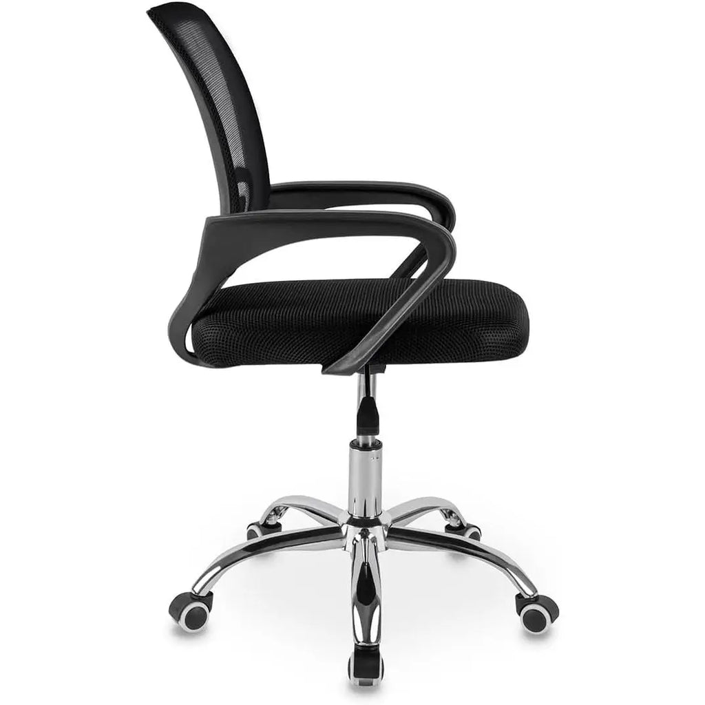 DASCK - Silla de oficina ergonómica con malla transpirable, altura ajustable de 35 a 45 cm y giro de 360 ​​grados para una configuración de trabajo cómoda.