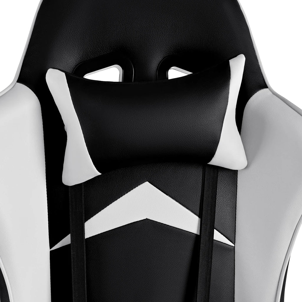 Silla Gaming T-Lovendo con Soporte Lumbar y Cervical, Altura Ergonómica Ajustable y Reclinable.