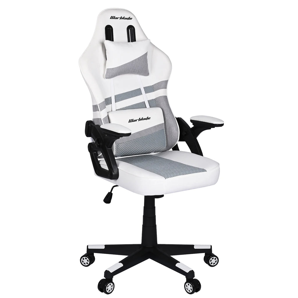 T-Lovendo Gaming Chai Black-Grey Ergonomic adjustable height and reclining breathable fabric