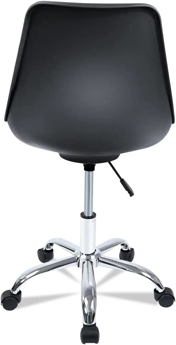 Silla de escritorio T-loving para oficina estudio ergonómica con ruedas altura regulable sin reposabrazos