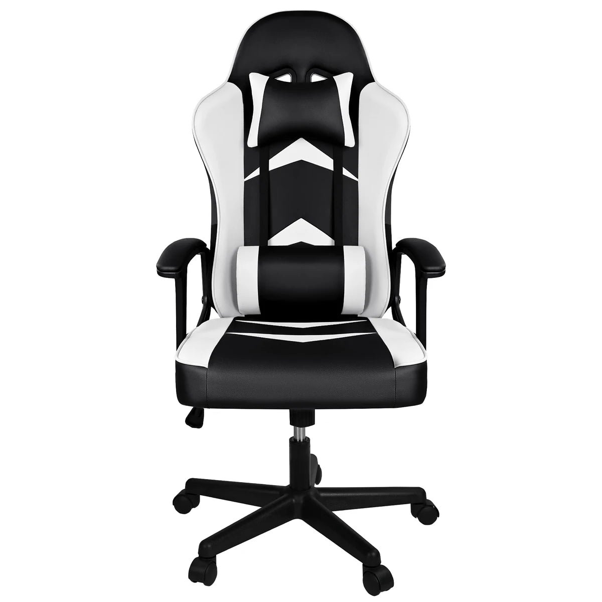 Silla Gaming T-Lovendo con Soporte Lumbar y Cervical, Altura Ergonómica Ajustable y Reclinable.