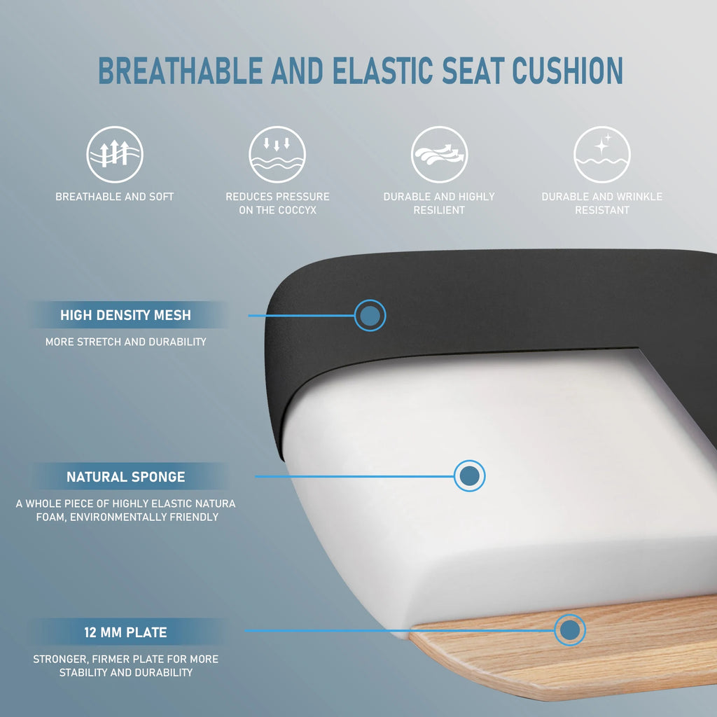 Silla de oficina ergonómica Durrafy con reposacabezas y reposabrazos ajustables, capacidad de carga de 150 kg.