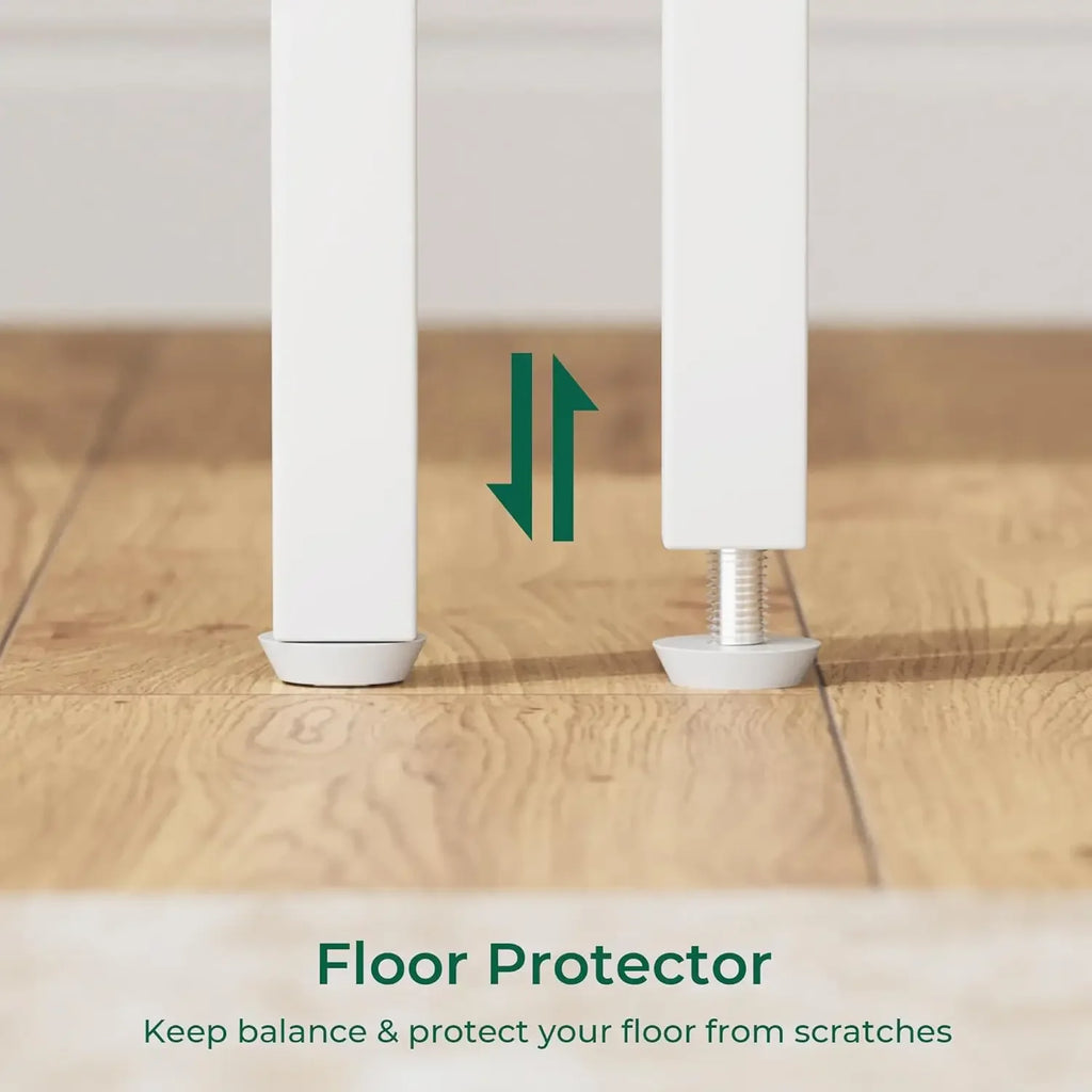 Escritorio de computadora en forma de L de madera con estantes abiertos, escritorio de estudio de 120 cm para sala de estudio, dormitorio, oficina en casa, color blanco