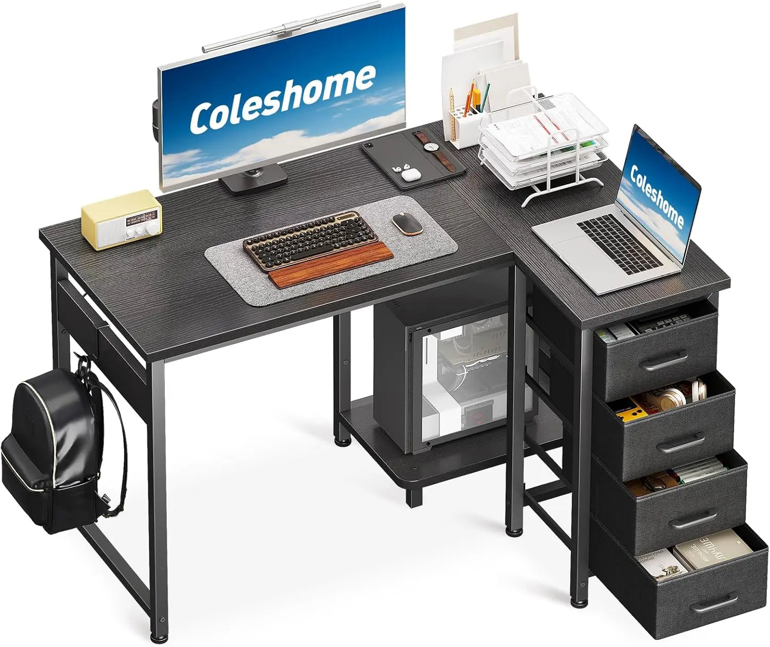 con Forma de Oficina 100x70cm Esquina, Oficina