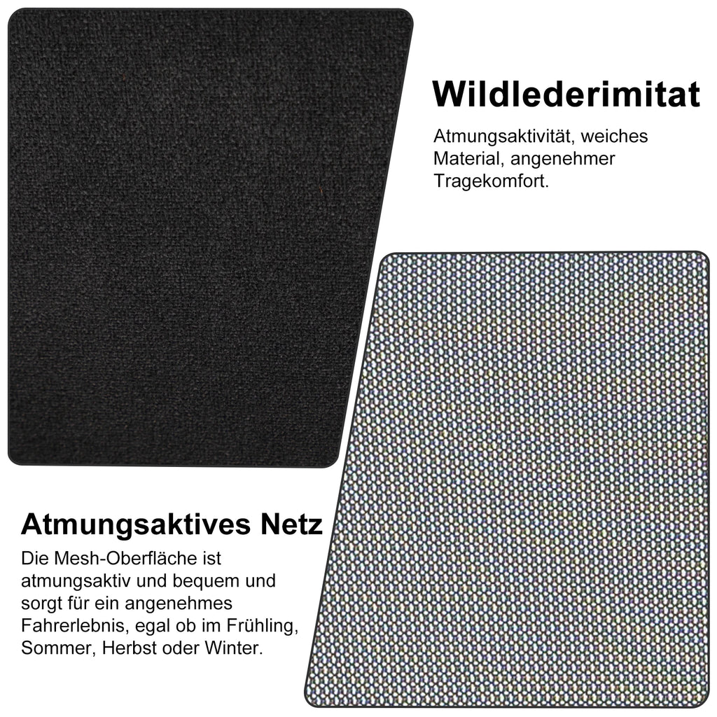 Silla de oficina Symino con reposacabezas ajustable, reposabrazos y soporte lumbar, función ergonómica giratoria y balancín.