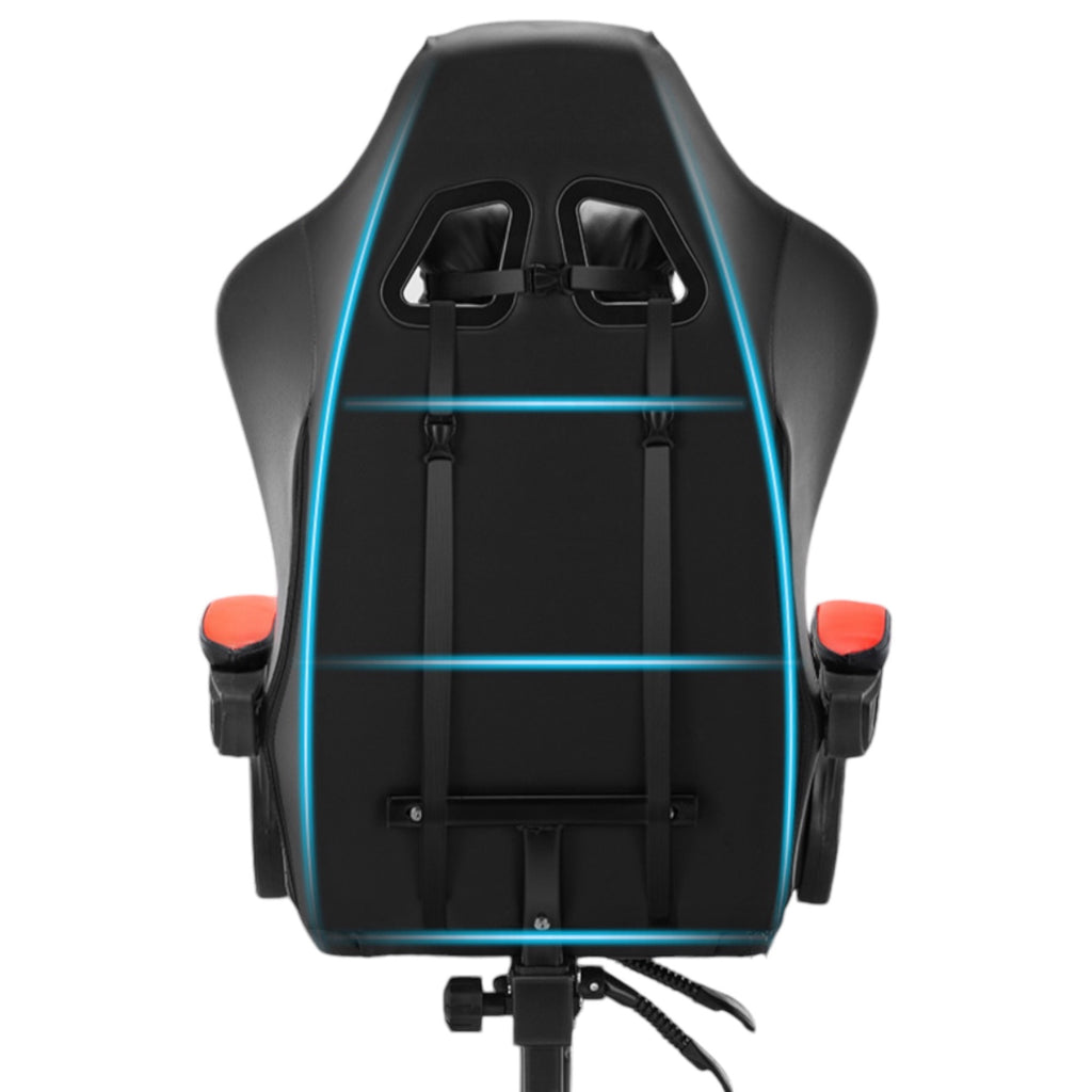 Silla gaming giratoria para escritorio, oficina y juegos en línea. Cómoda silla con altura ajustable para juegos ergonómicos. Cuero sintético. Silla gaming de carreras para videojuegos y oficina. Ergonómica y con un diseño moderno.