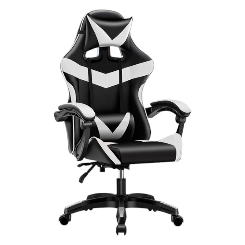 Silla gaming giratoria para escritorio, oficina y juegos en línea. Cómoda silla con altura ajustable para juegos ergonómicos. Cuero sintético. Silla gaming de carreras para videojuegos y oficina. Ergonómica y con un diseño moderno.
